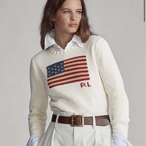 Ralph Lauren American Flag Sweater
